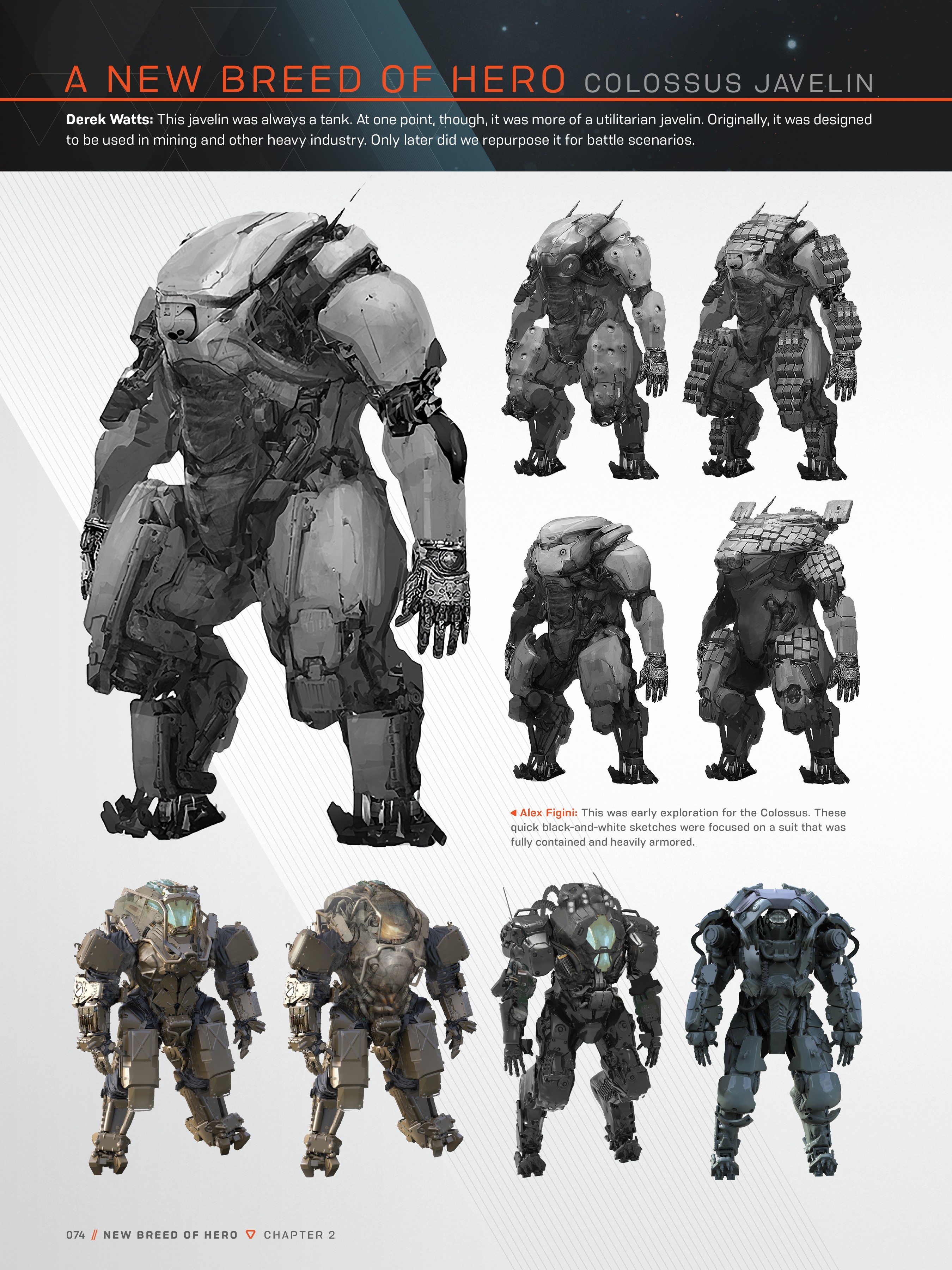 科幻怪与机械战甲的圣歌｜游戏TheArtofAnthem官方艺术设定集