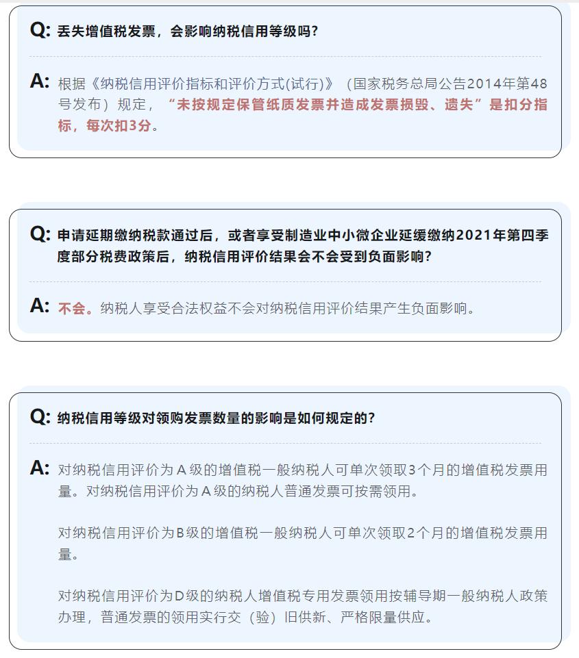 纳税信用评价等级2022公布,纳税信用等级评价分值为多少