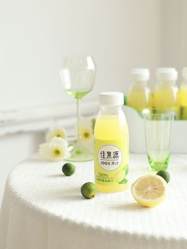 是果汁，不是饮料，佳果源100%小青柠复合果汁清新上市
