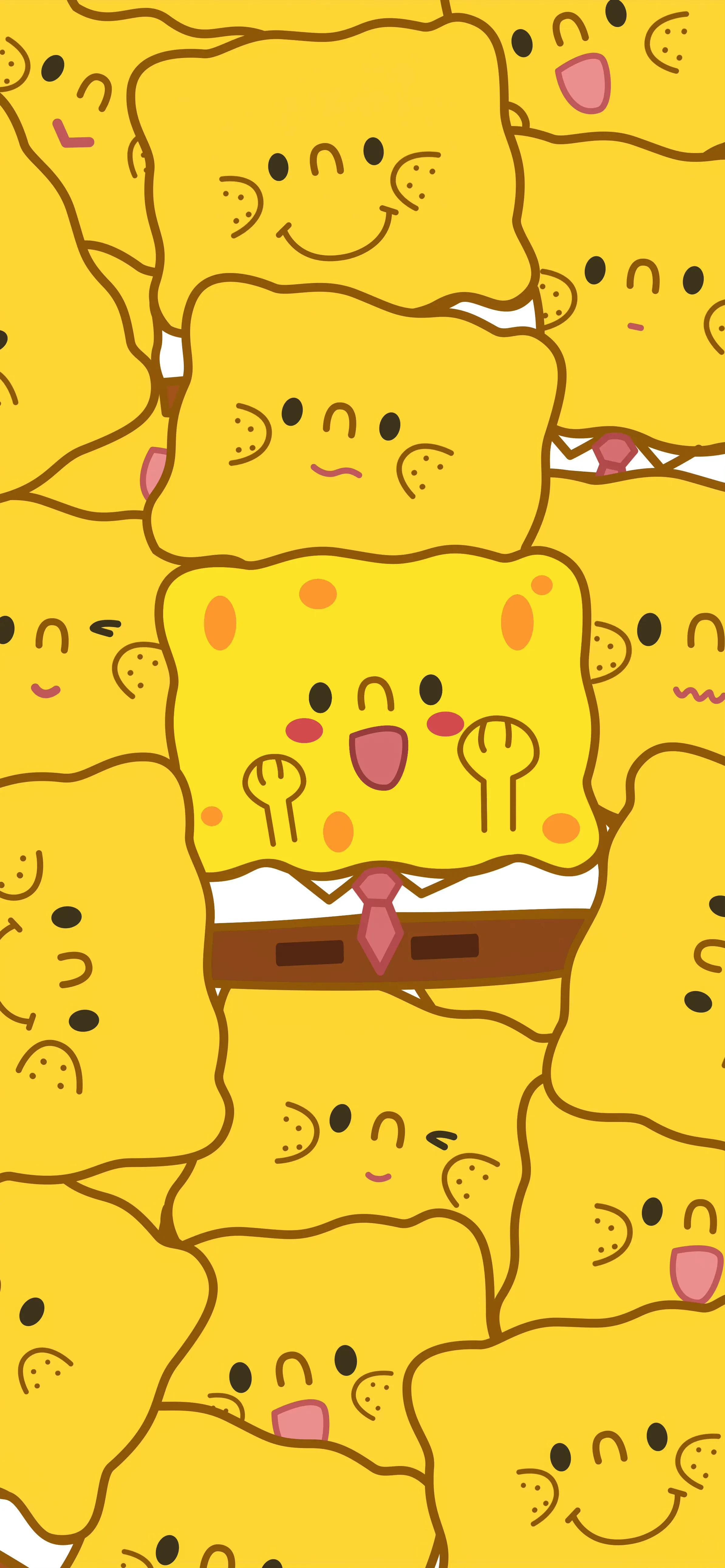 海绵宝宝壁纸iphone专用,手机壁纸动漫海绵宝宝
