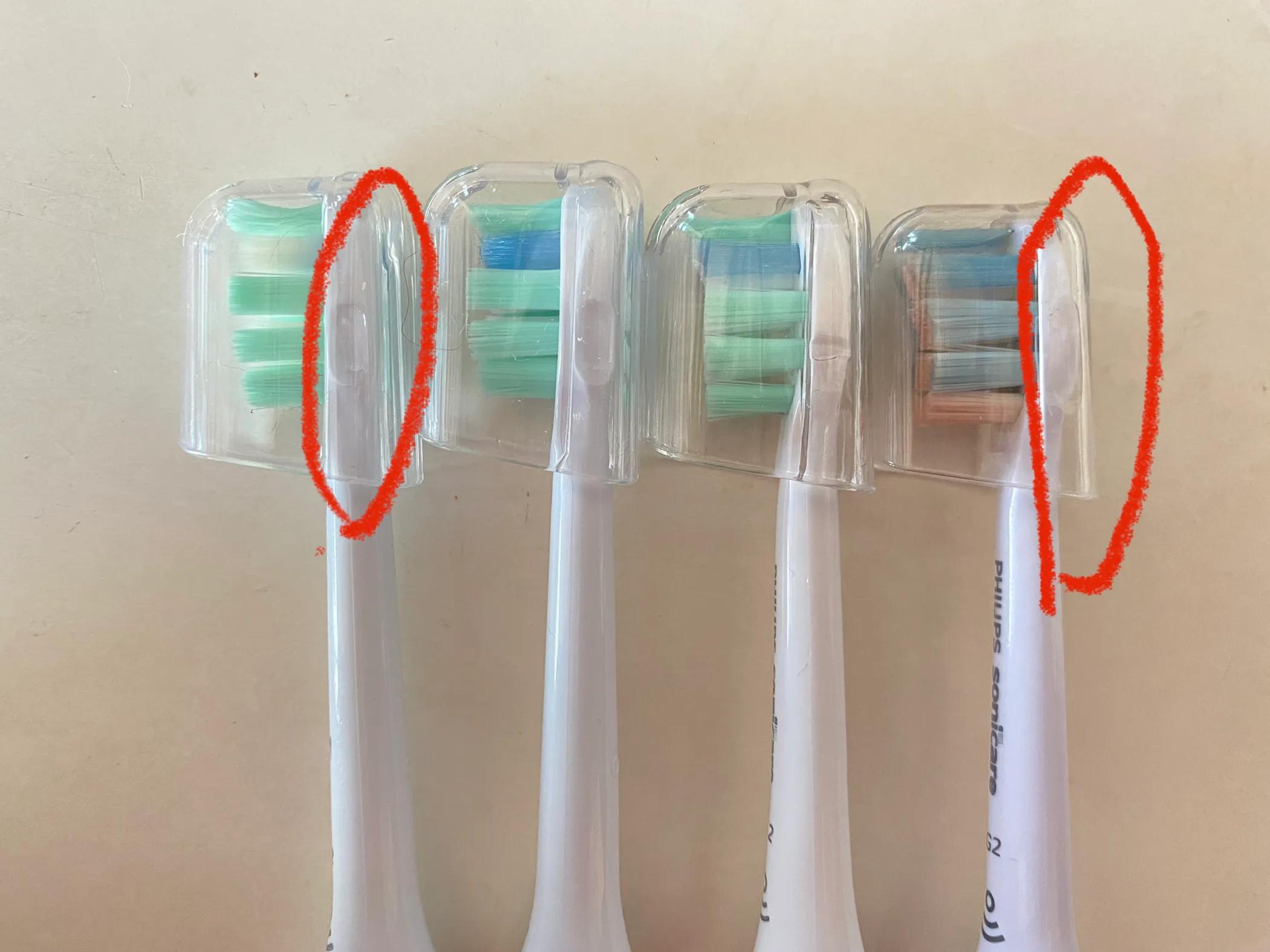 怎么辨别飞利浦牙刷头的真伪,飞利浦牙刷头真假有什么区别