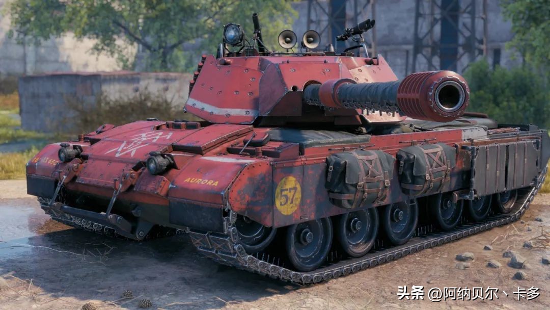 WOT丨非要430元买*绑捆**包才行！野牛3D风格“欧若拉”大图展示