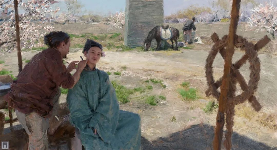 内蒙古校尉,宋代宫廷油画作品欣赏