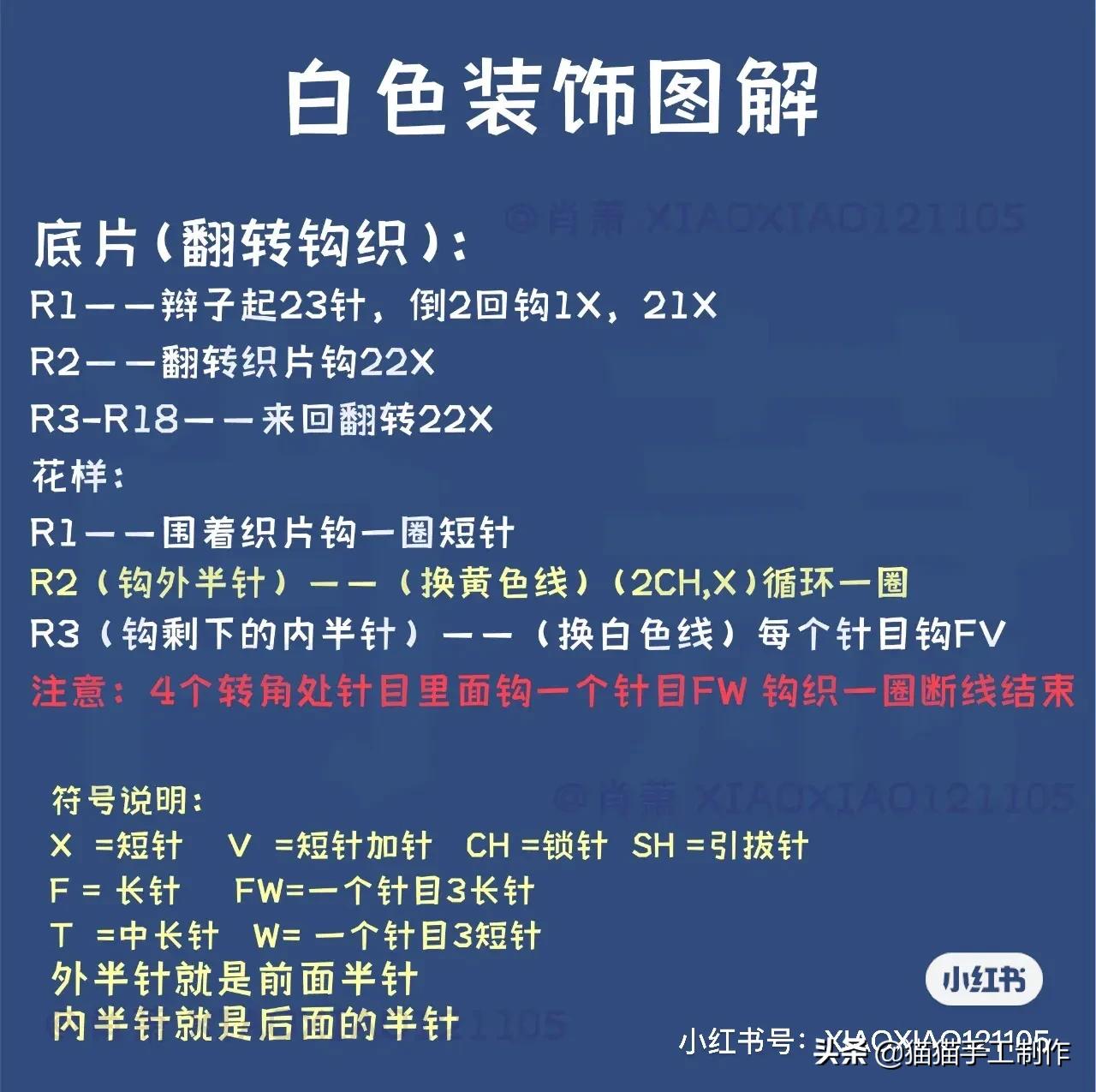 森系零钱包包钩织教程来喽，有图解呦