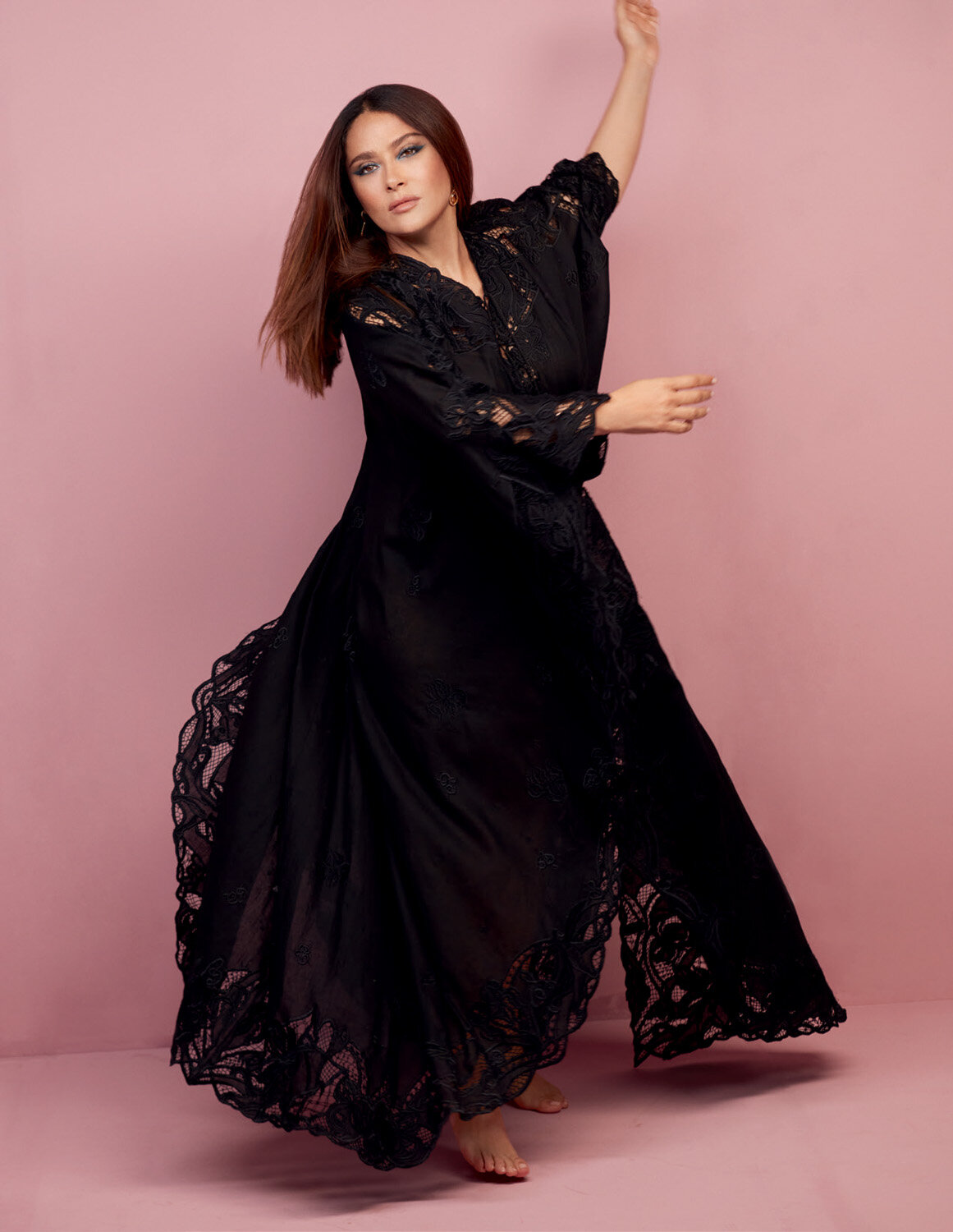 墨西哥女星萨尔玛·海耶克,SalmaHayek拍摄的时尚杂志大片