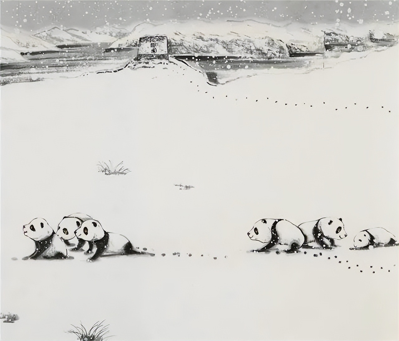 国画的神韵，西画的写实