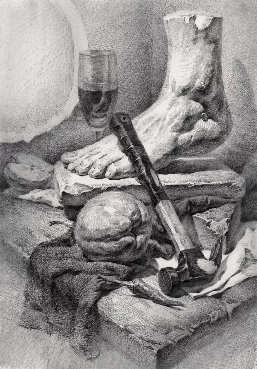 边缘线素描训练,素描边缘处理教程