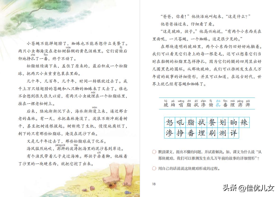 2020春部编版四年级下册语文课本,2023最新语文书四年级下册电子版