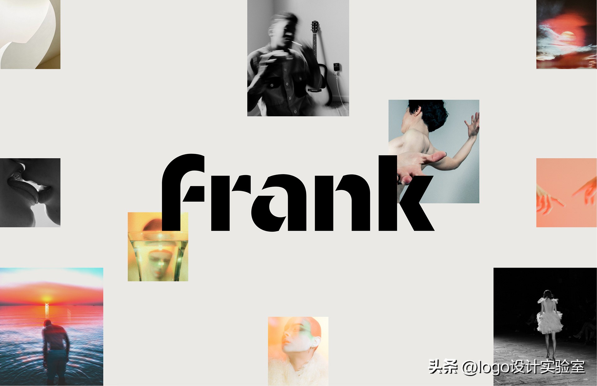 Frank创意代理商logo设计via:ElenaMiska