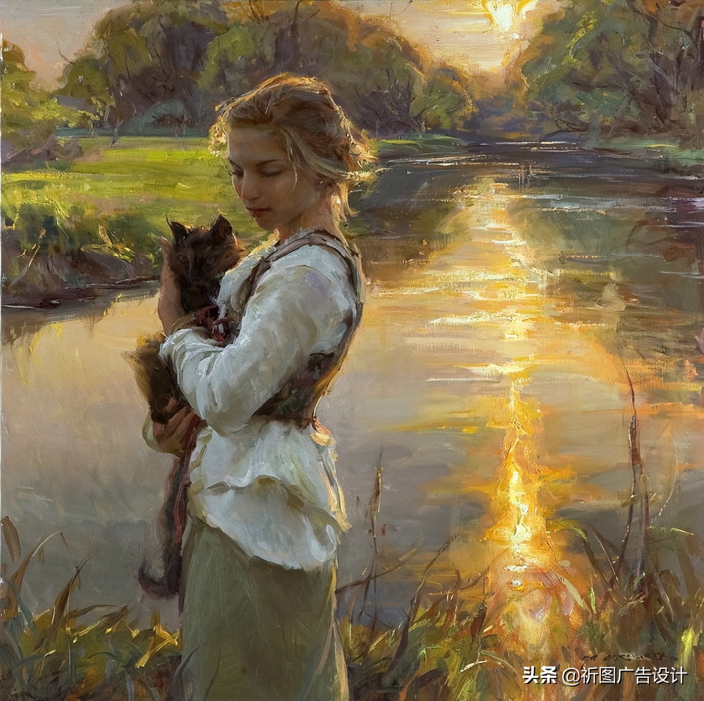 印象派油画风光作品欣赏,印象派油画艺术照片欣赏