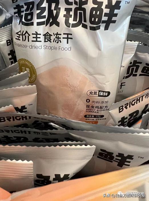 布兰德冻干昆虫鸡,布兰德冻干昆虫蛋白