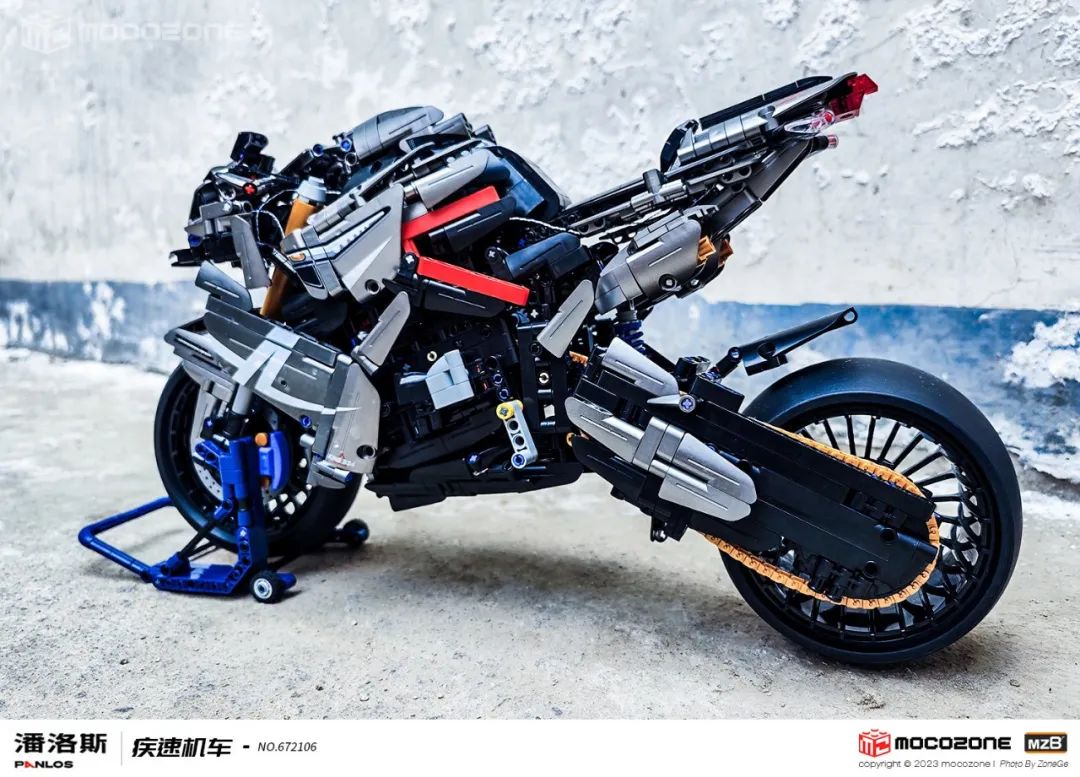 积木摩托车测评,纳扎雷摩托车积木测评