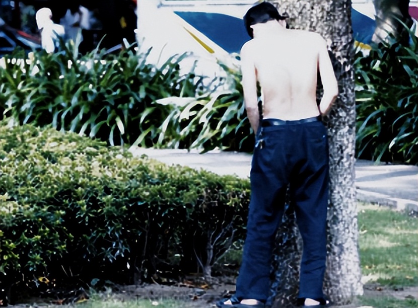 男子在街头小便被罚款,男子在公共场所随地小便被拘