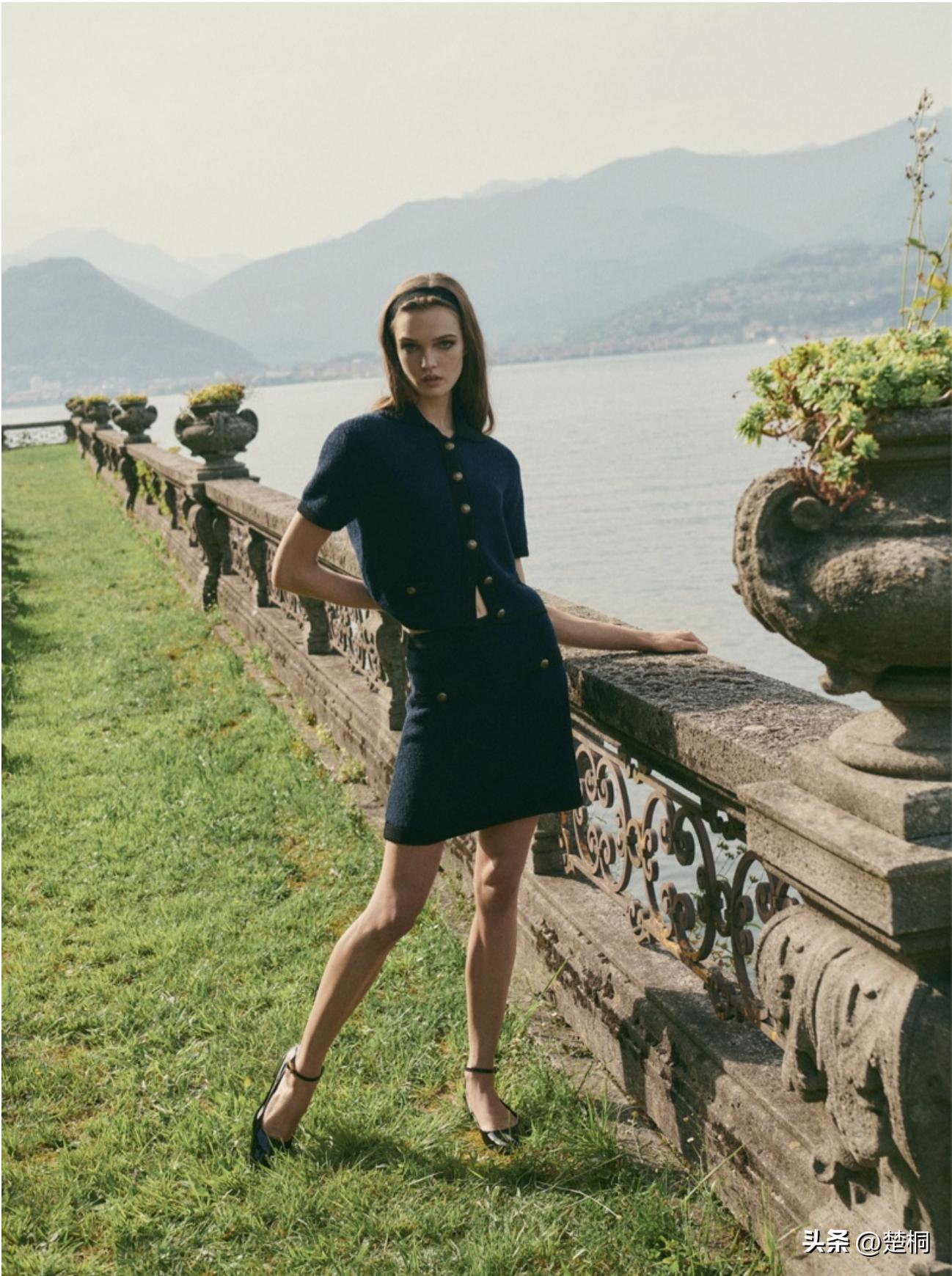 美国超模露露·坦尼，麦西姆杜特夏季新品宣传摄影