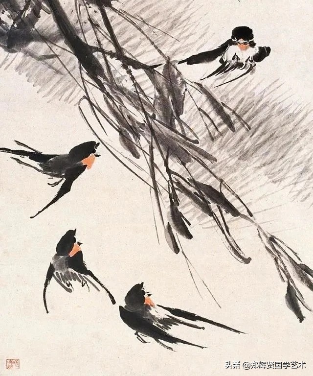 忆陶潜，一笑间，自在黄花红叶舞翩跹