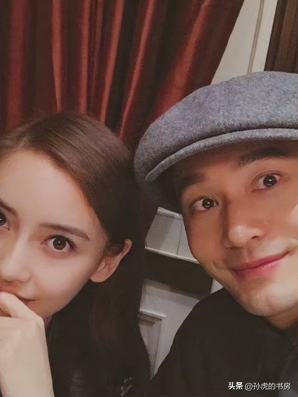 baby机场小海绵曝光,网上晒出angelababy陪儿子小海绵