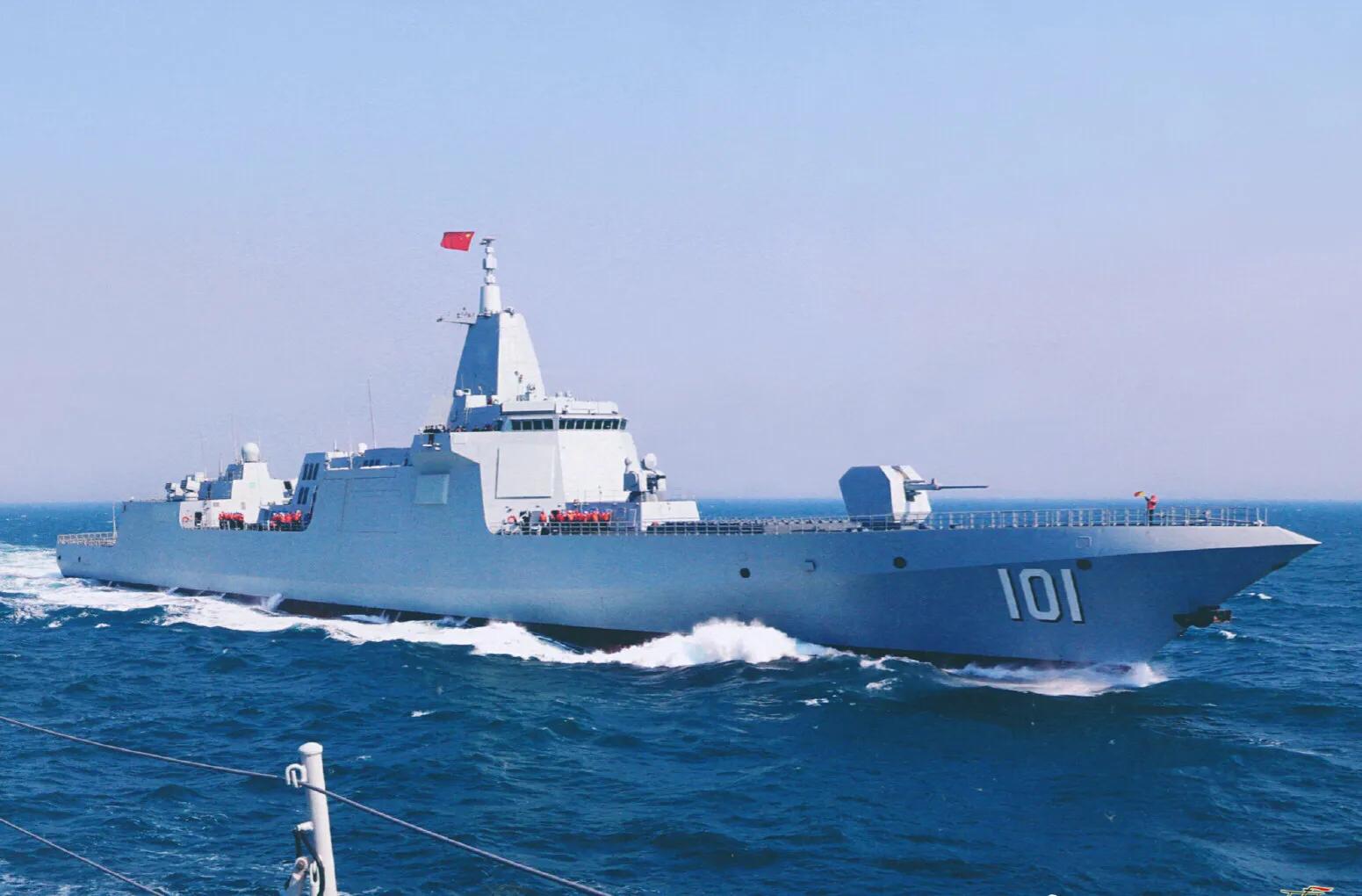 中国引领载人航天热潮,中国最新战舰055