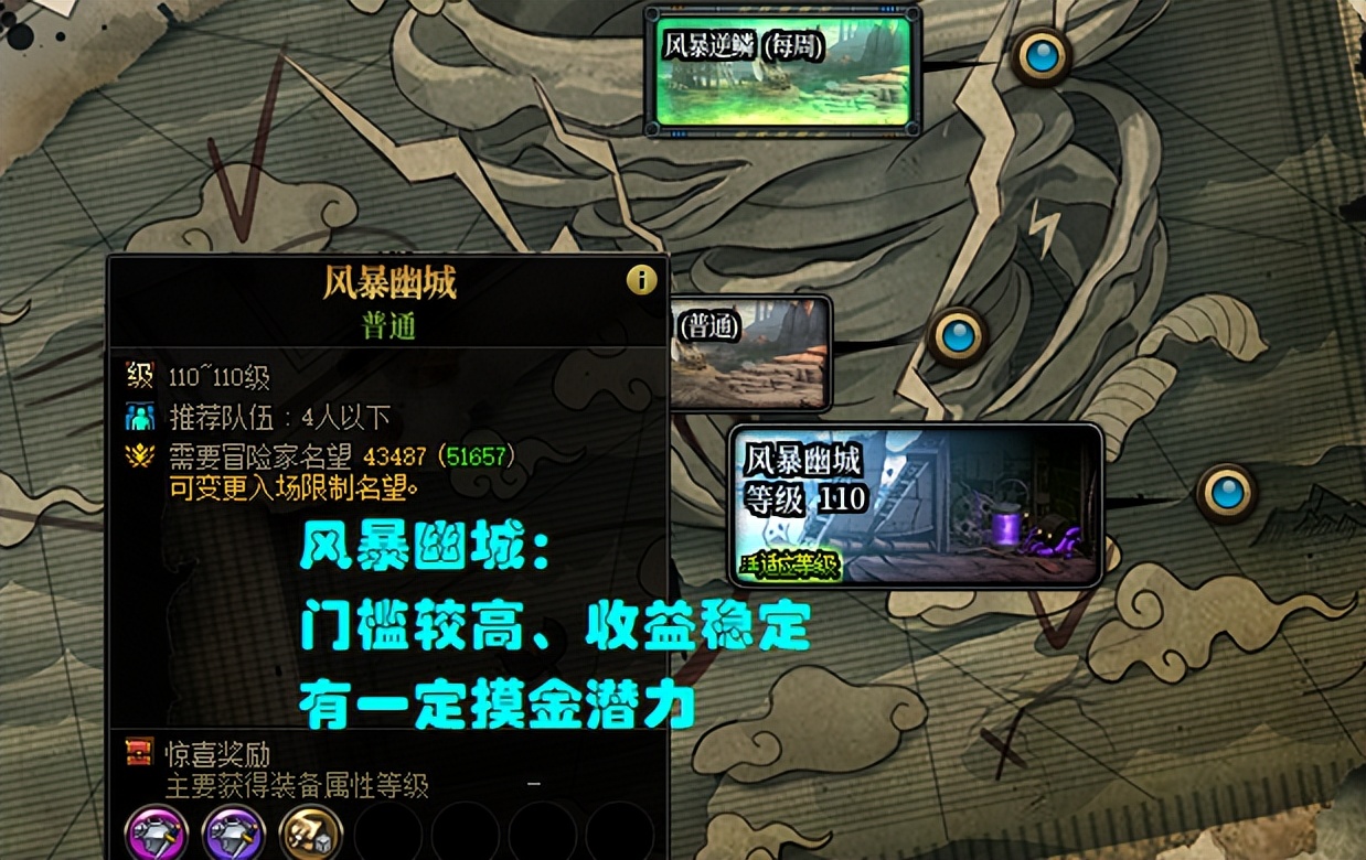 dnf刷风暴幽城好还是搬砖图好,dnf风暴幽城搬砖加百利哪些能买