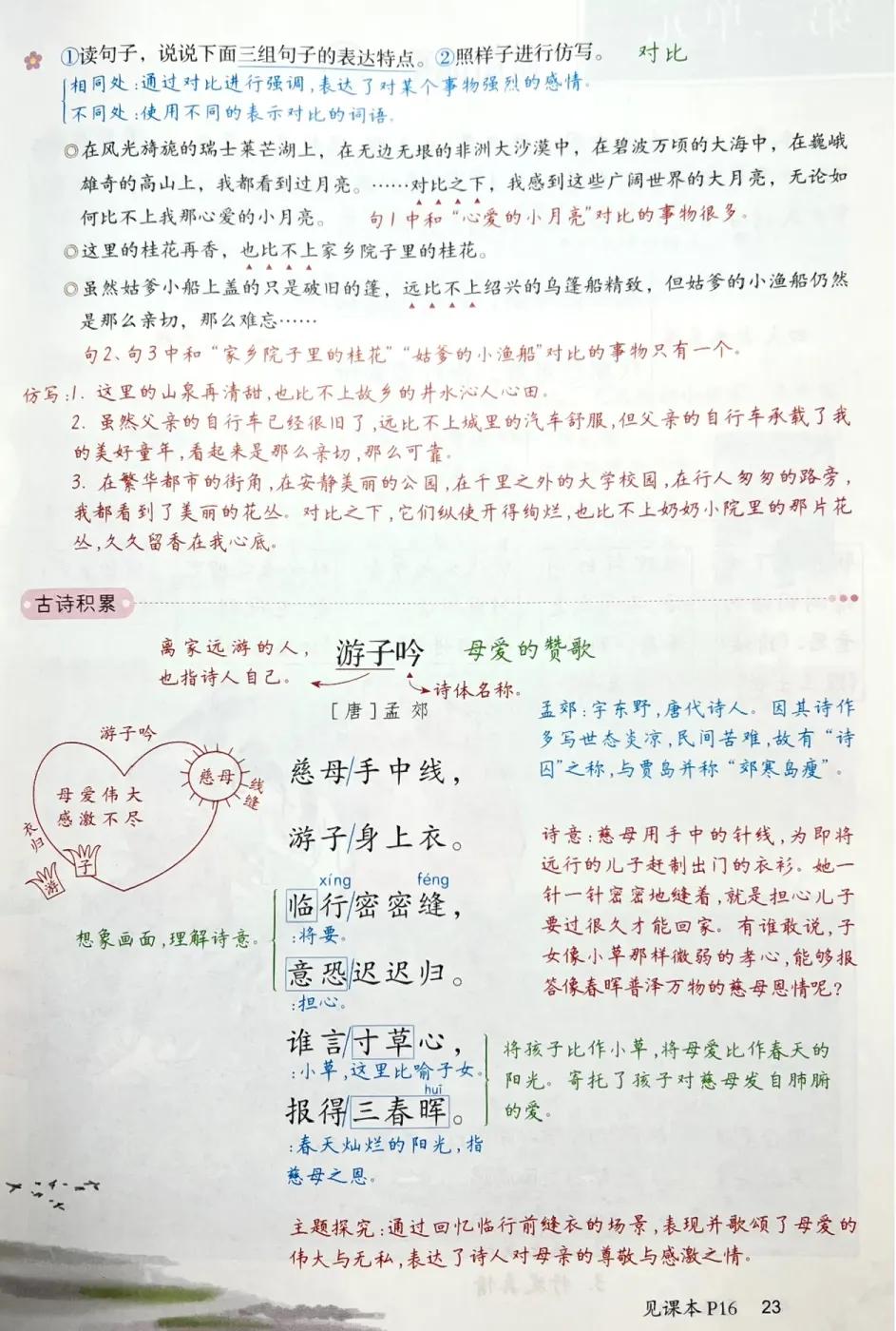 五年级下册第8单元的第22课的笔记,五年级下册语文课堂笔记第一篇