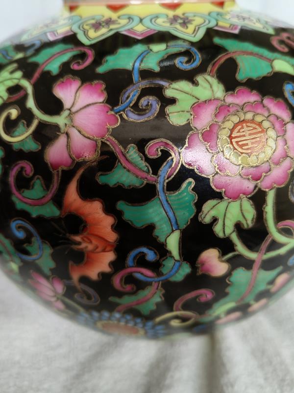 清乾隆珐琅彩花鸟诗文葫芦瓶推荐,精品推荐乾隆年制花卉葫芦瓶