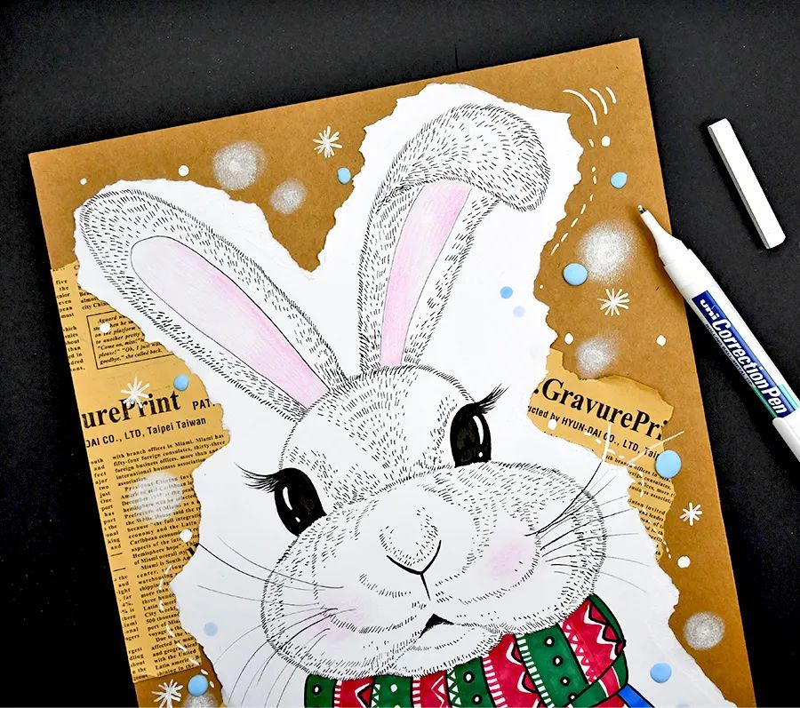 小兔子怎么画简单又可爱儿童画,兔年可爱儿童画小兔子提灯笼