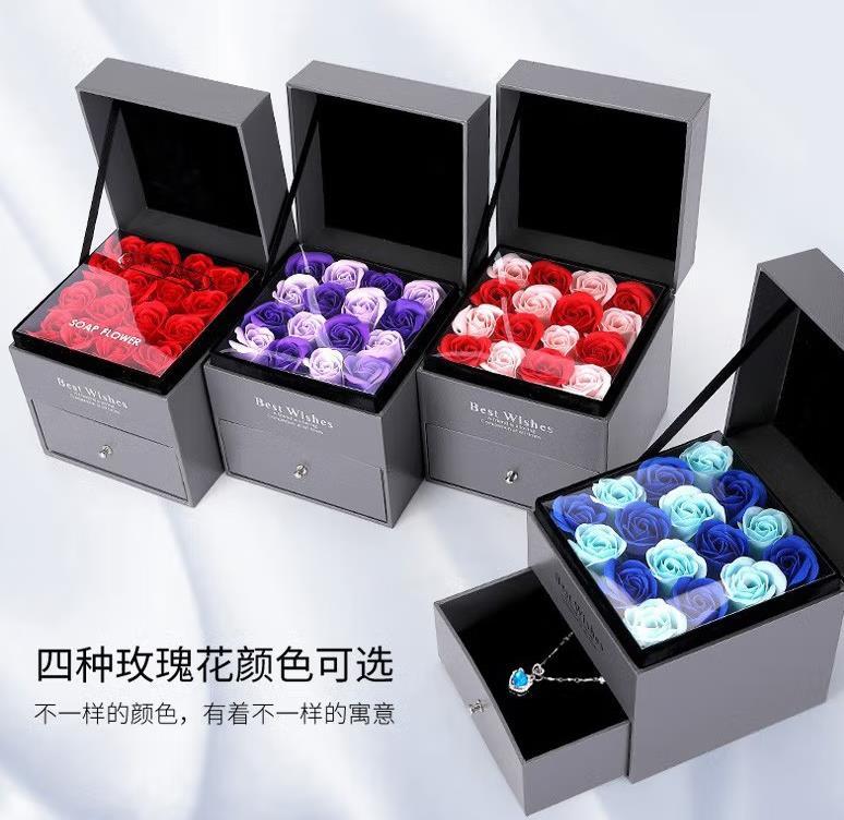 情人节礼物双心巧克力款礼盒,情人节送什么礼物给女友100以下