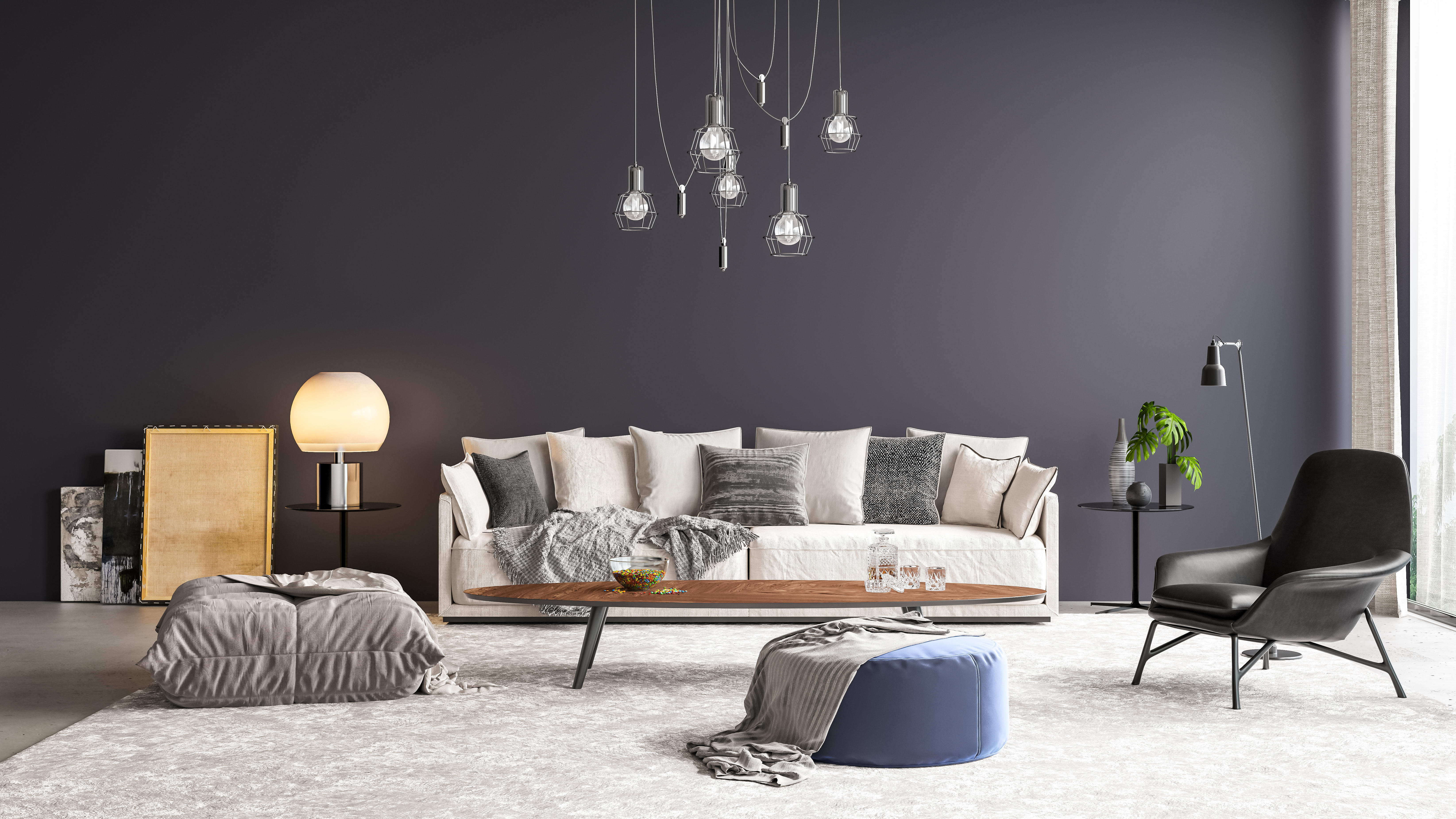 灯具怎么选亮度,客厅灯具色温选3500还是选4000