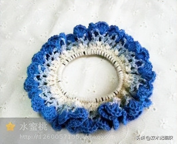 迷你发圈钩编教程,毛线发圈的各种钩法看合集