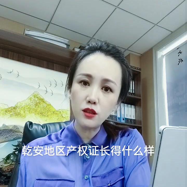 乾安地区产权证的样子，选择的时候要严格核查好，希望一个...