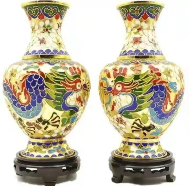 周文娟景泰蓝工艺品饰品,从铜矿石到景泰蓝工艺品