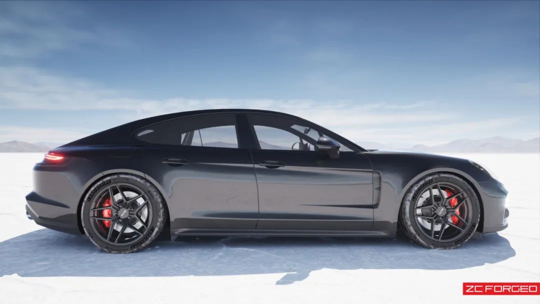 保时捷panamera改电镀镜面白,保时捷panamera改装22寸轮毂