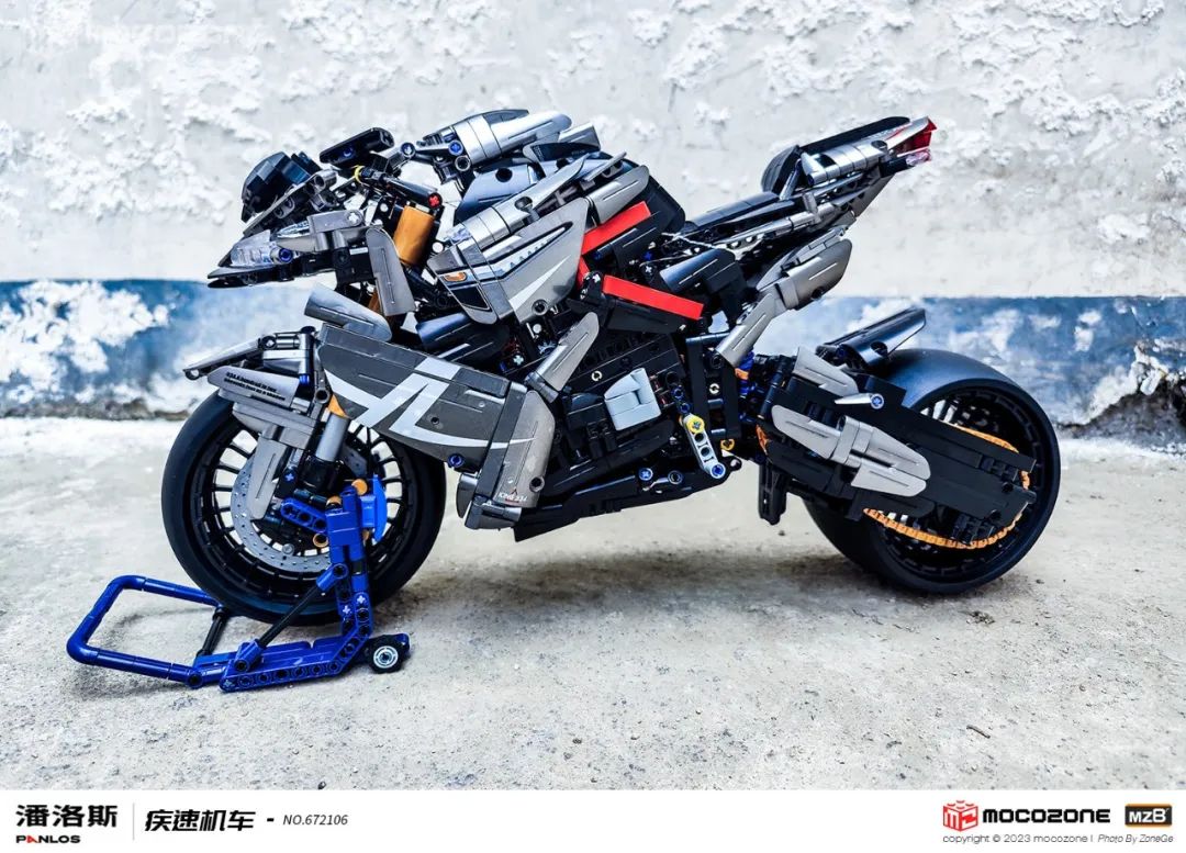 积木摩托车测评,纳扎雷摩托车积木测评