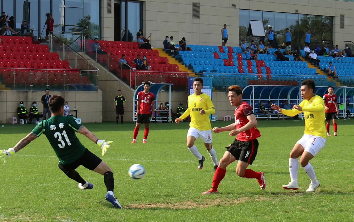 大连读行8-0长春金麒麟，阎鹏上演五子登科，17岁小将毛伟杰建功