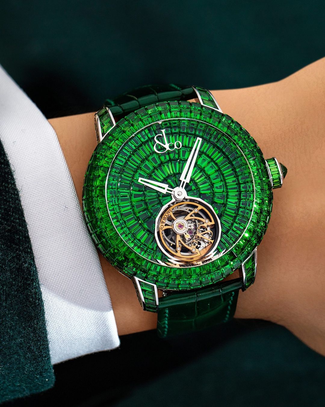 jacob&co手表天体系列,jacobco轮盘手表