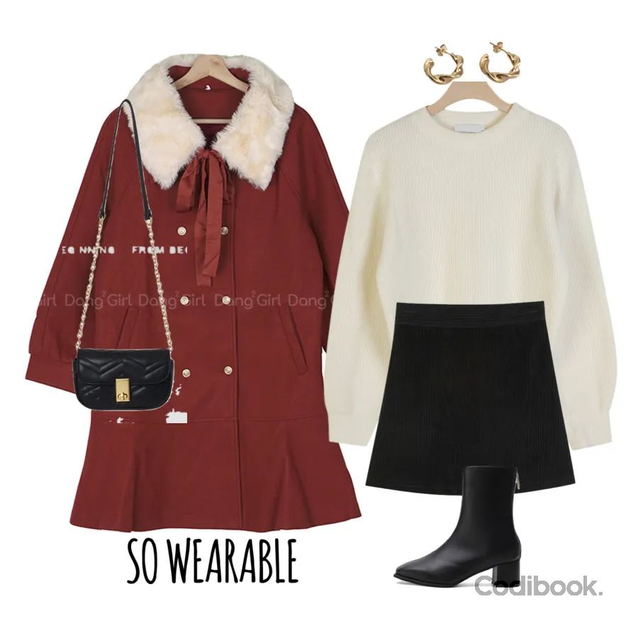 红色系穿搭过年成熟,红色系穿搭过年高级感