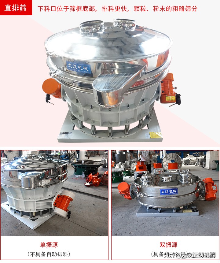 圆形振动筛十种常见问题,标准式振动筛介绍