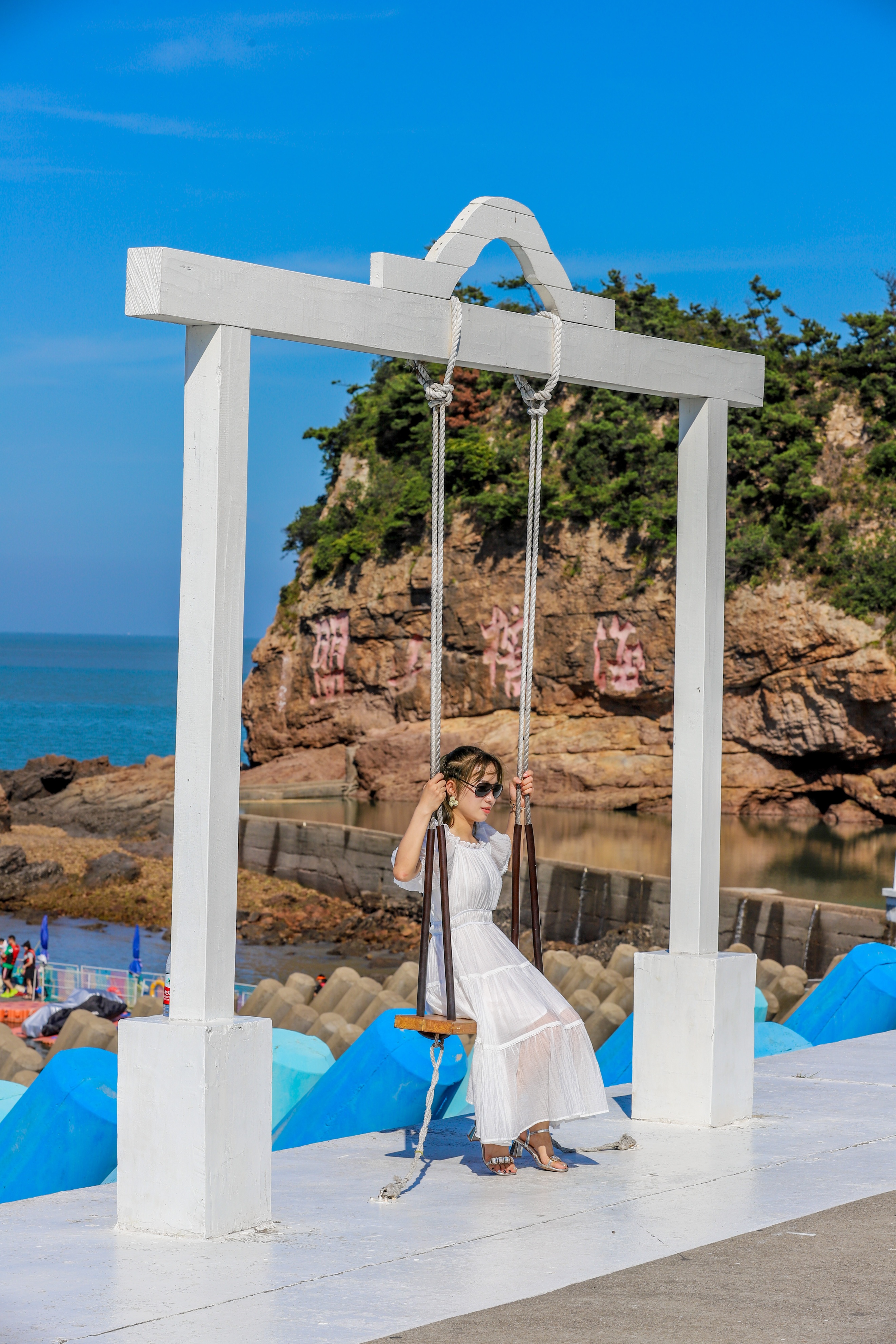 洱海石洞拍照,洞头小洱海天空之镜