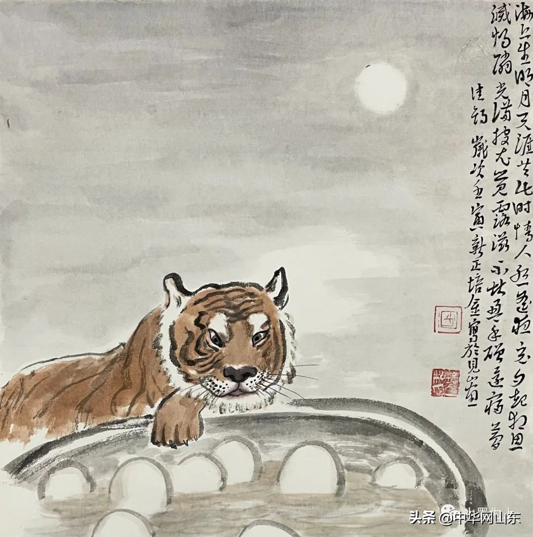 著名画家肖培金推出“虎啸风生——壬寅生肖虎新作展”线上展览