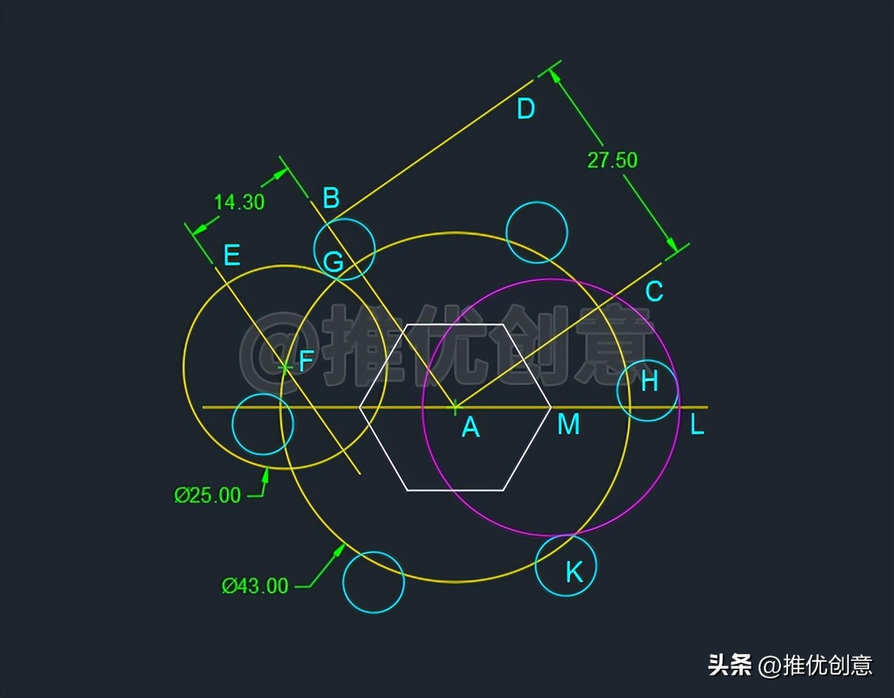 cad制图两个圆相切怎么画,cad制图两圆相切的画法