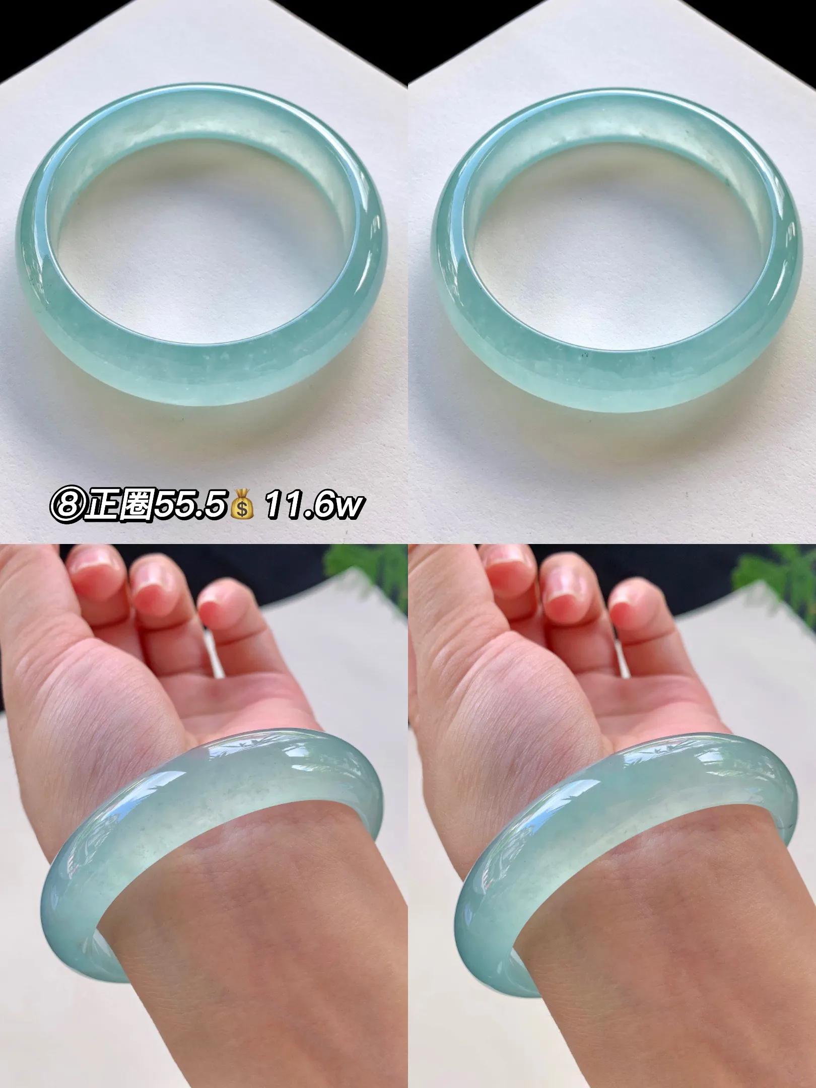 小六翡翠手镯价格,小六手镯