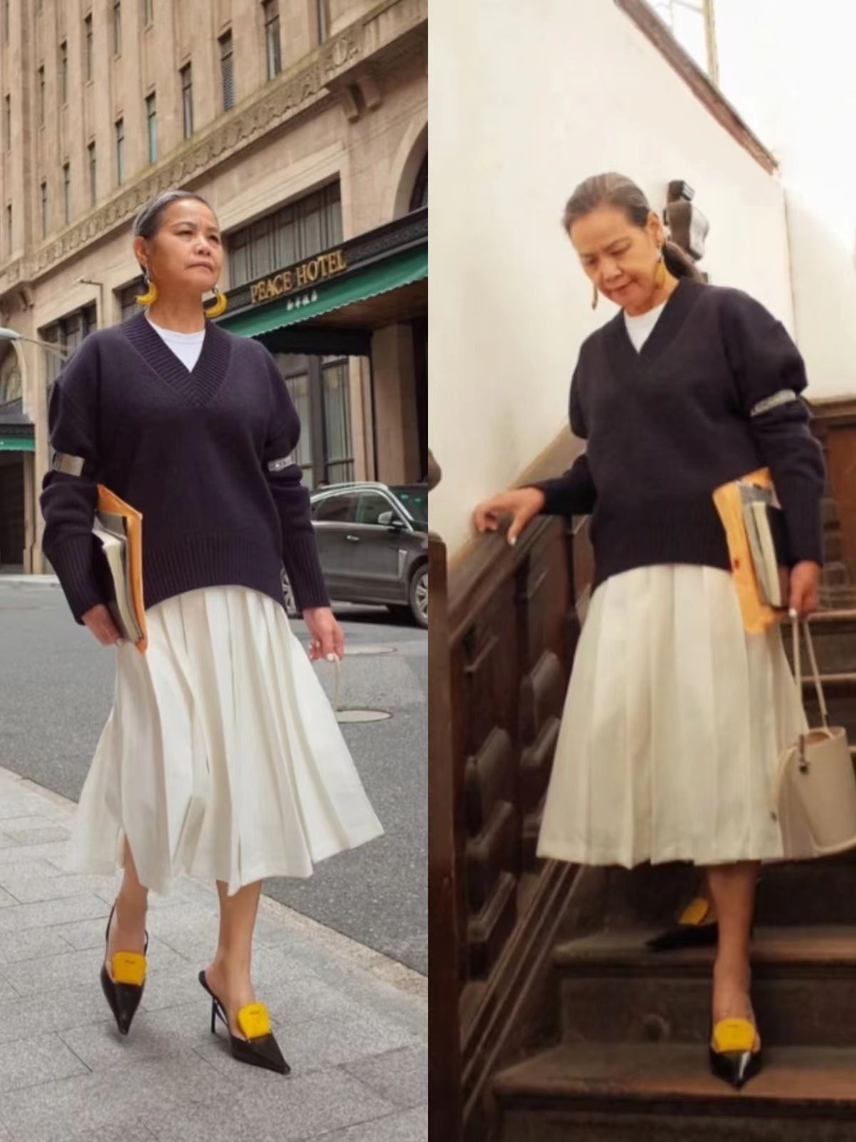 当我跟着小个子学穿搭,时尚穿搭风格40岁到50岁显嫩穿搭