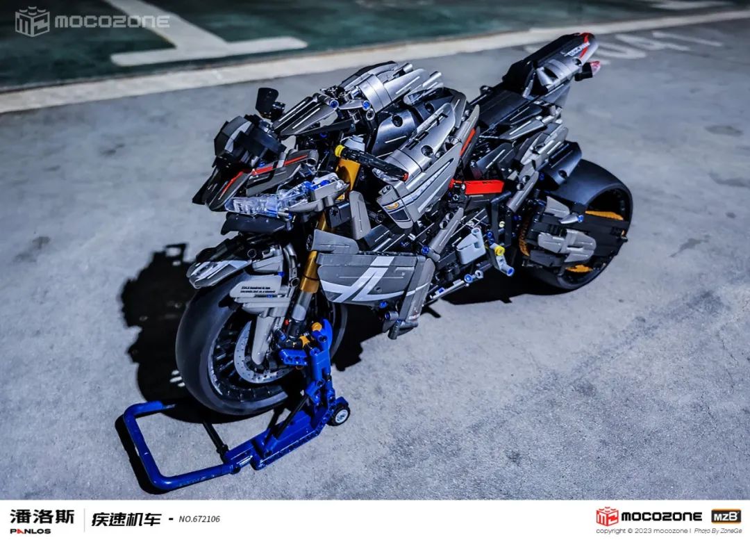 积木摩托车测评,纳扎雷摩托车积木测评