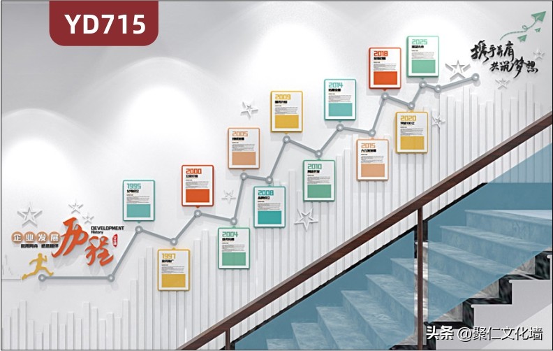 宝安企业文化楼梯墙创意设计,企业文化墙楼梯创意设计图