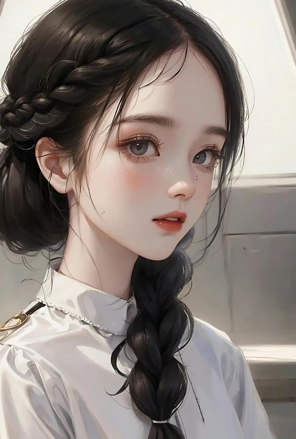 夏天穿搭小姐姐图片,小清新气质的小姐姐写真图片