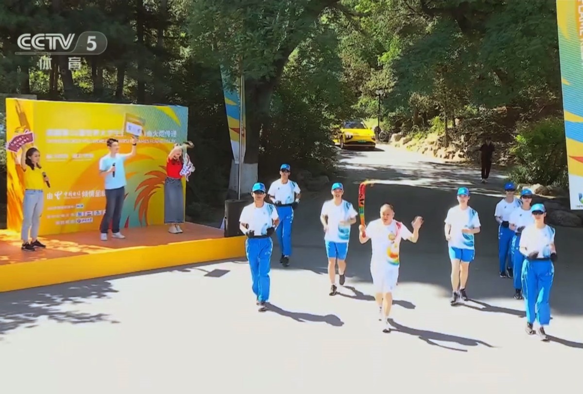 成都大运会火炬传递动作,成都大运会火炬传递圆满结束
