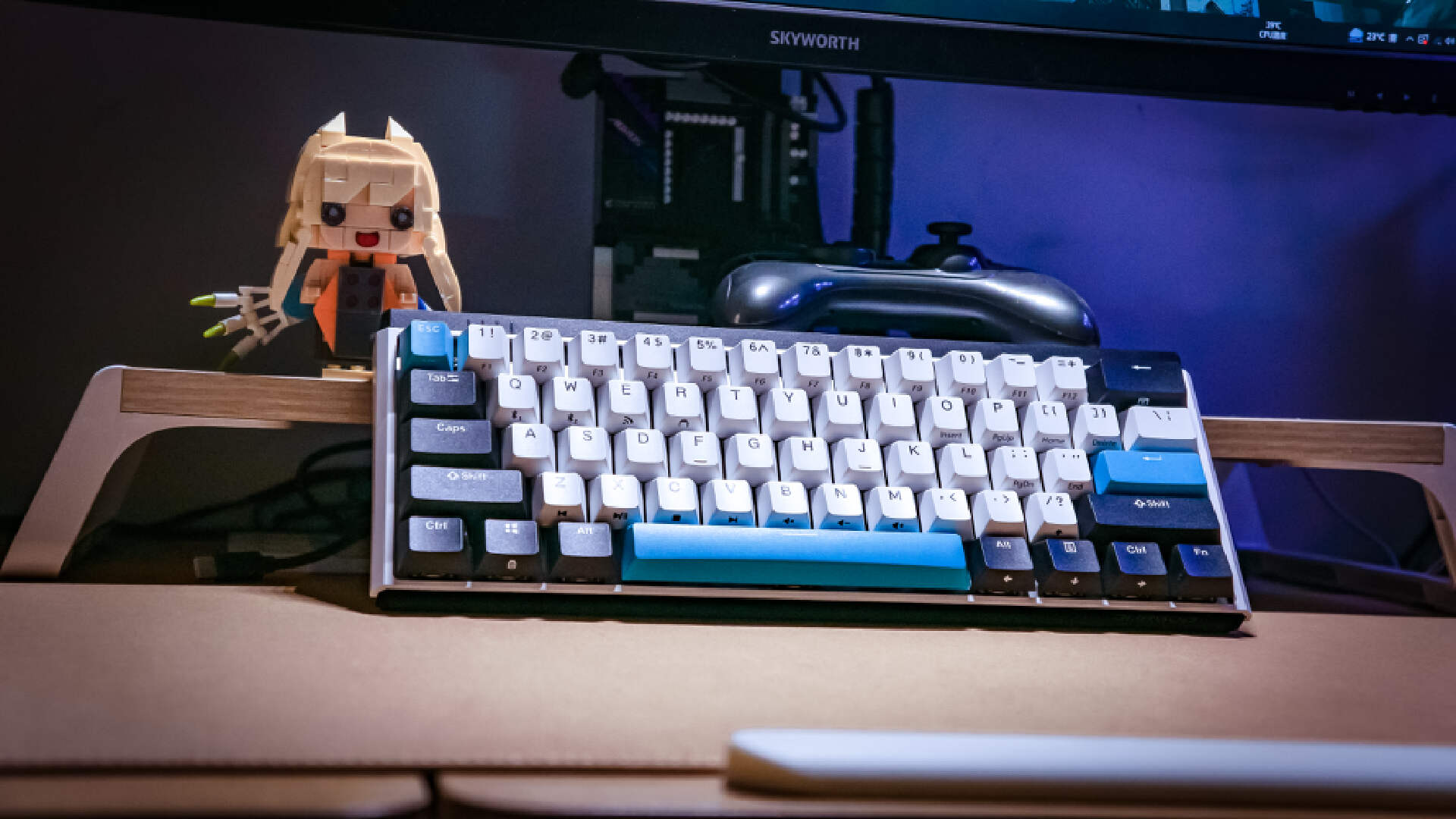 杜伽k330w银轴键盘,杜伽发布k320w三模无线机械键盘