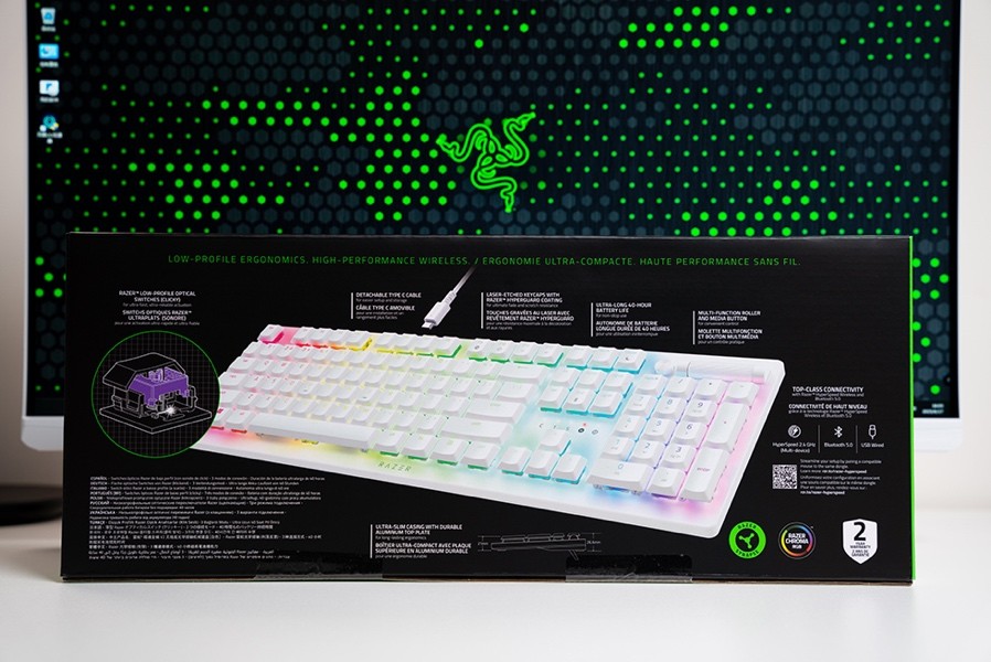 雷蛇噬魂金蝎v2无线版测评,雷蛇噬魂金蝎V2无线版