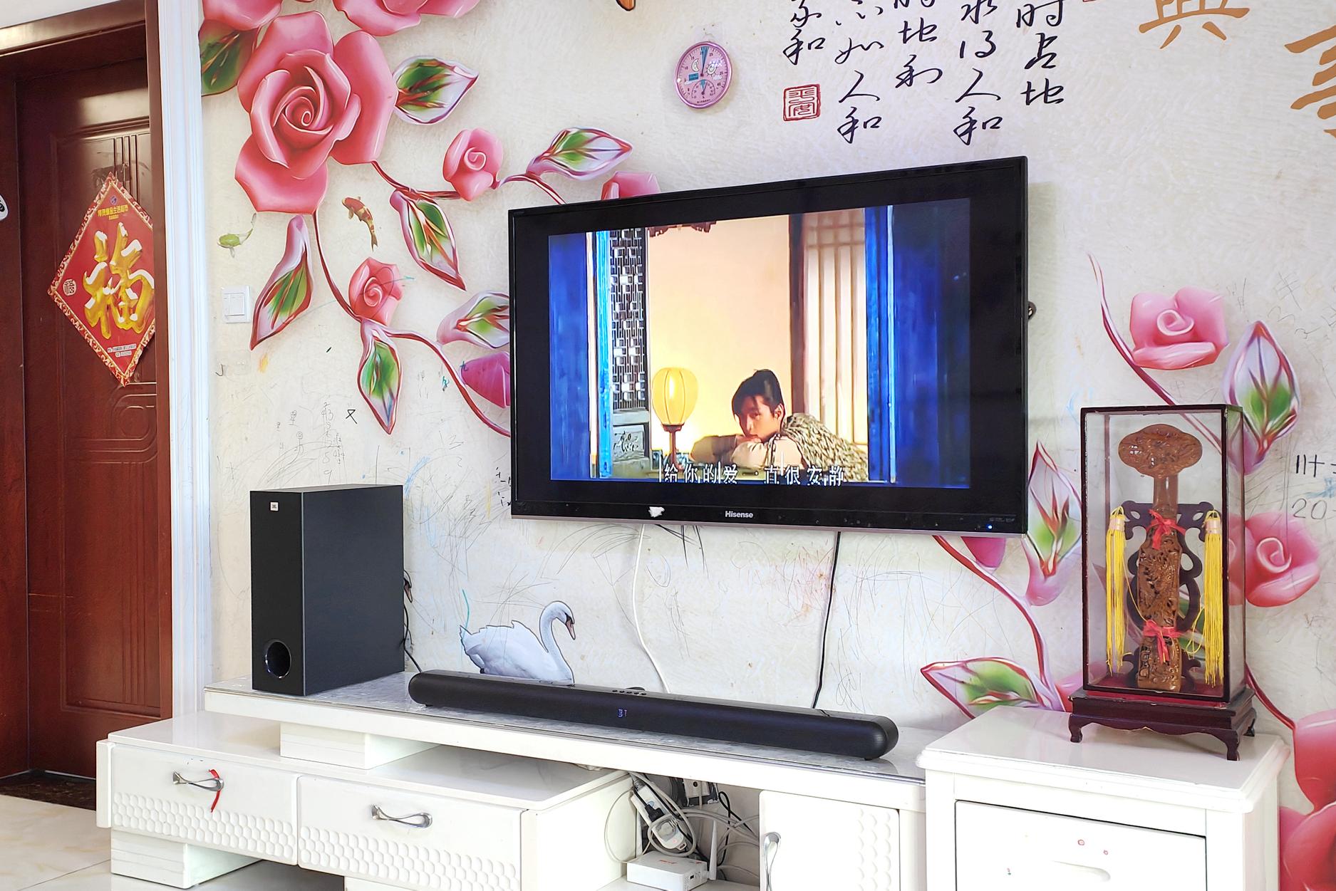 客厅音响效果试听,jbl电视音响回音壁效果