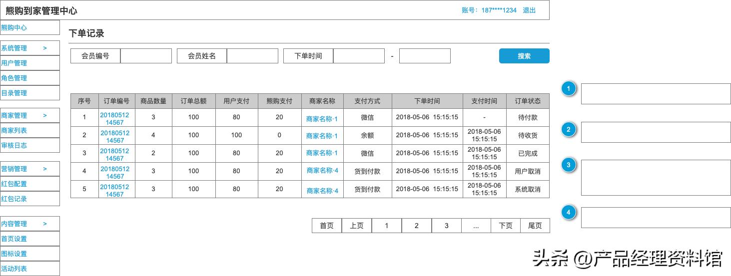 axure设计的购物app,axure后台管理系统原型