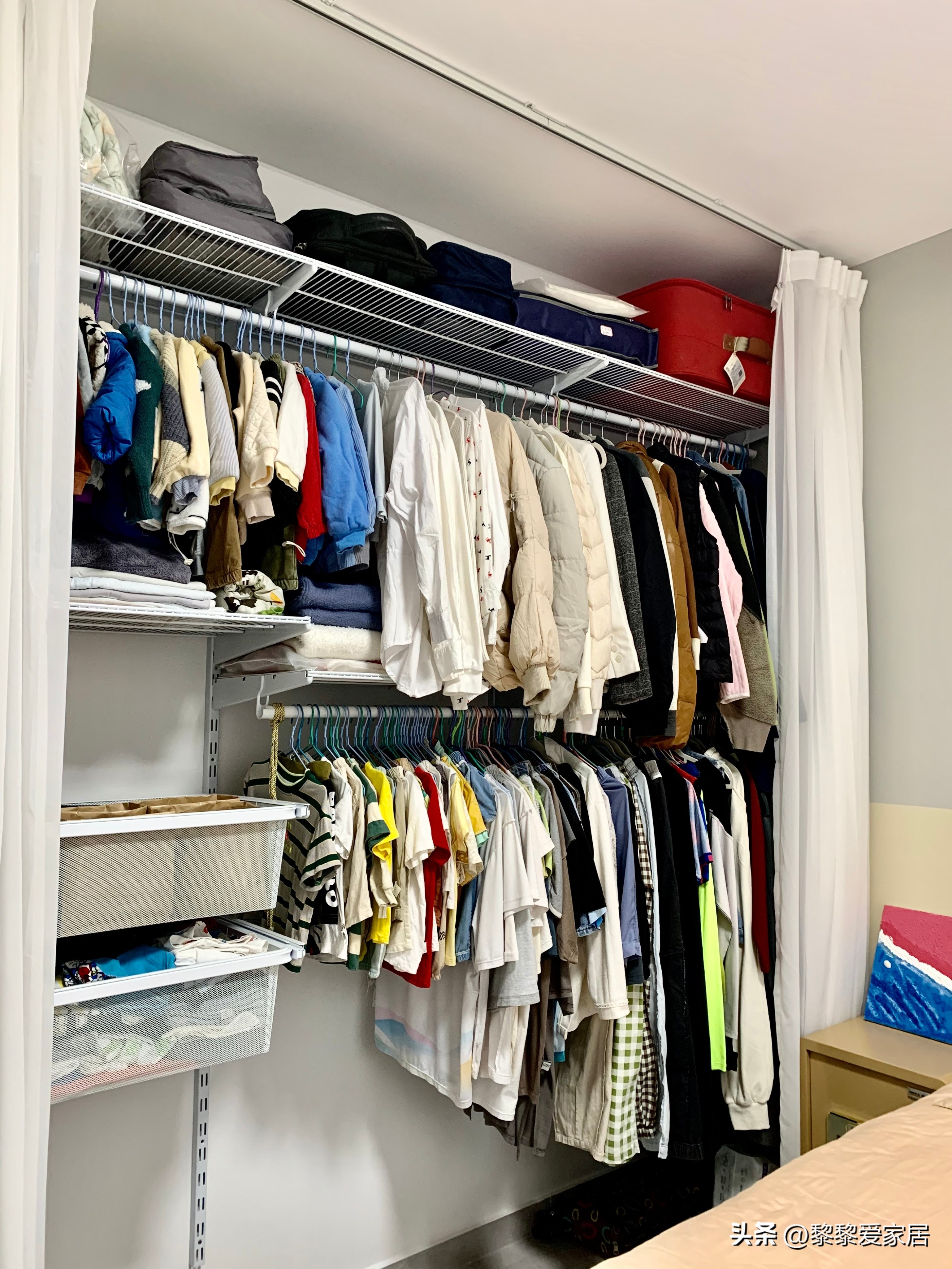 实用衣帽间装修比较实惠,小户型装修衣帽间必备